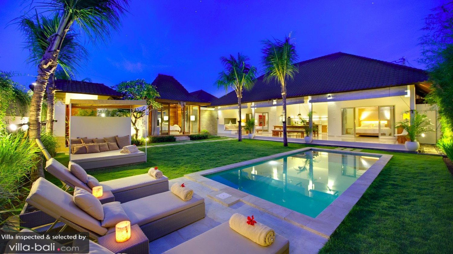 Sahana Villa Tiga in Seminyak, Bali (3 bedrooms) - Best Price & Reviews!