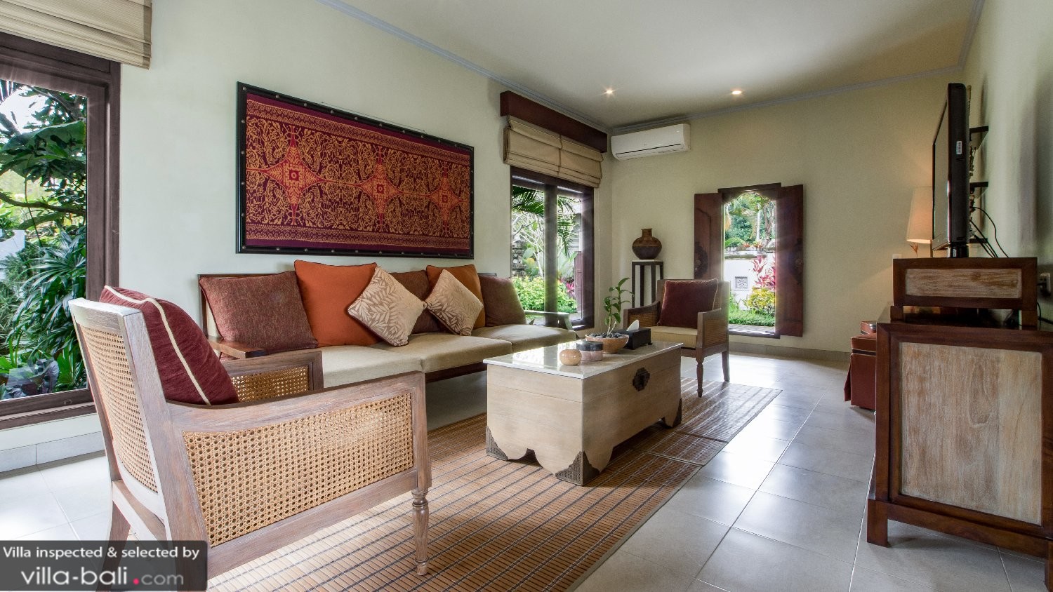 Villa cemadik a ubud e dintorni, bali 3 camere da letto Lavanderia decorazione Simples