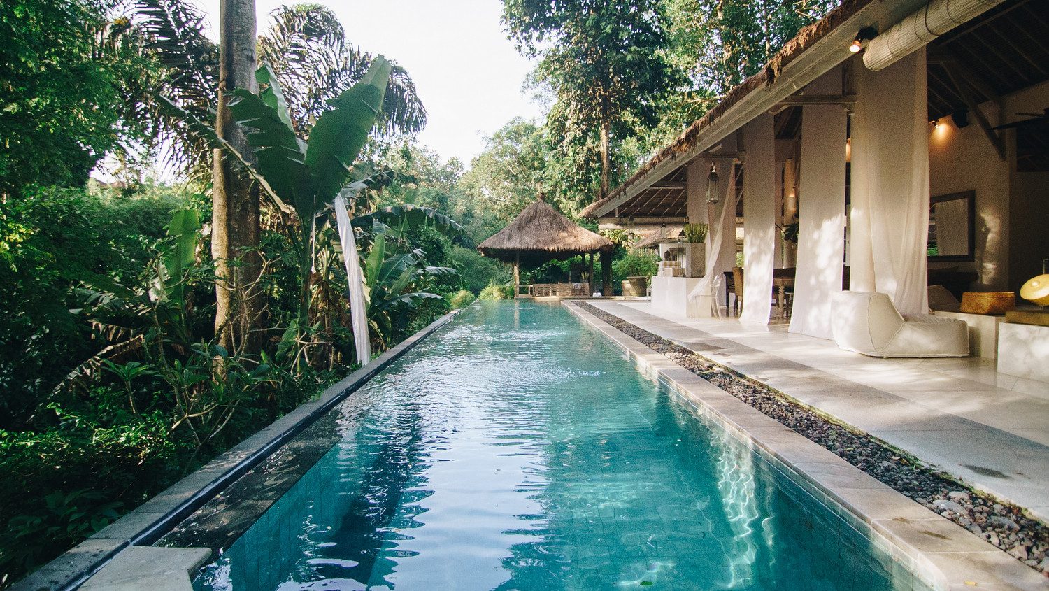 Sungai Jungle Villa I di Canggu, Bali - 3 kamar tidur